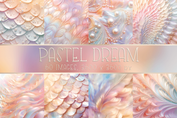 Download Dreamy Pastel Pearly Printable Patterns - Printable Collection