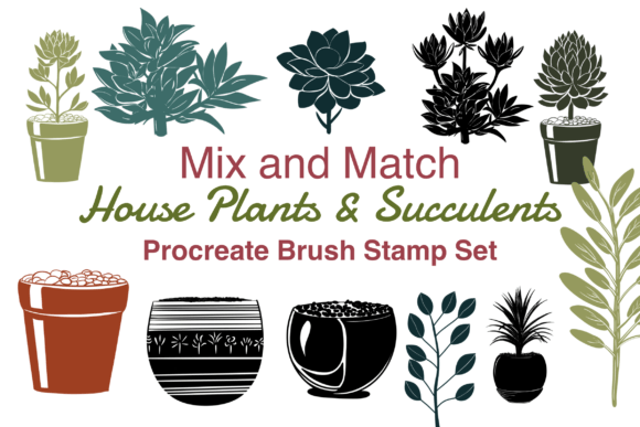 Download Plant Succulents Procreate Brushes Stamp - Plant Collection