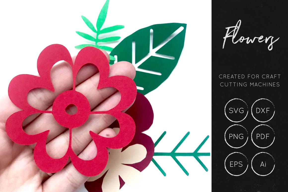 Download Layered Flower Cut File - Flower cut file Collection