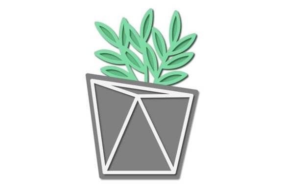 Download Geometric Polygonal Plant Pot Vase Decor - Plant Collection
