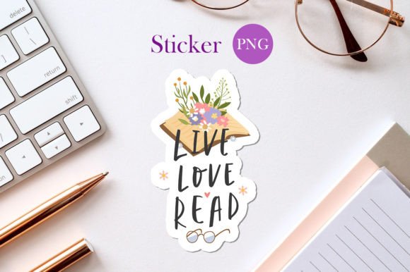 Download Book Lover Printable Sticker - Printable Collection