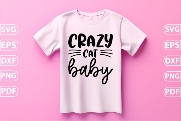 Download Crazy Cat Baby Craft SVG - Baby craft Collection